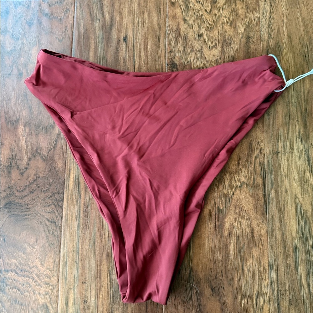 Elegant Burgundy Bikini Bottom